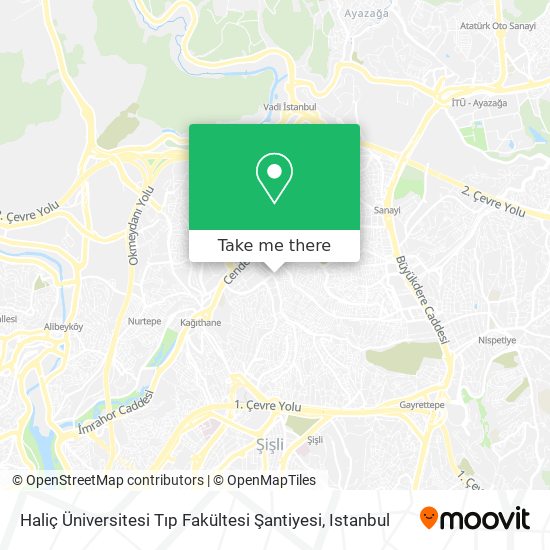 Haliç Üniversitesi Tıp Fakültesi Şantiyesi map