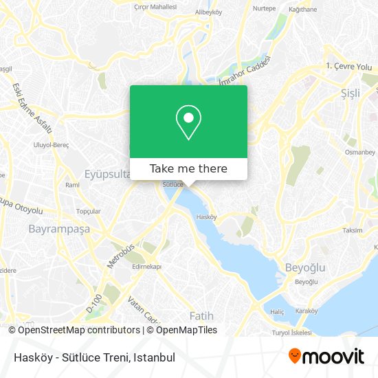 Hasköy - Sütlüce Treni map