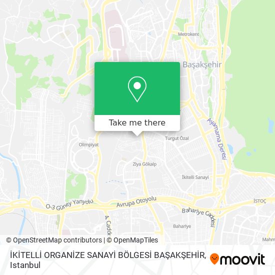 İKİTELLİ ORGANİZE SANAYİ BÖLGESİ BAŞAKŞEHİR map