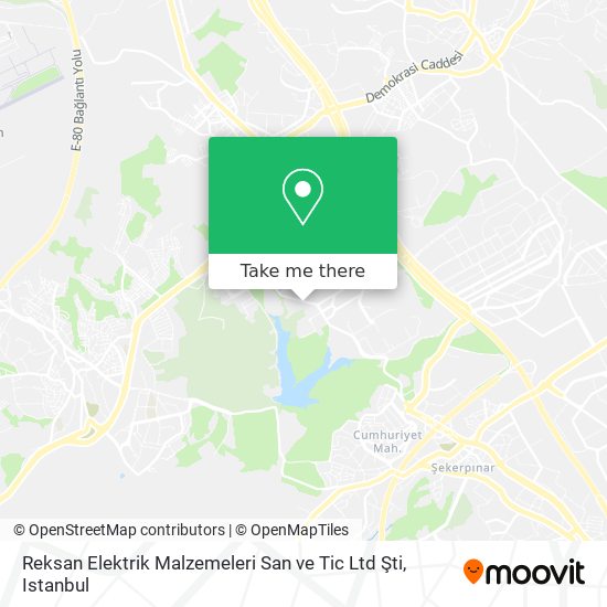 Reksan Elektrik Malzemeleri San ve Tic Ltd Şti map