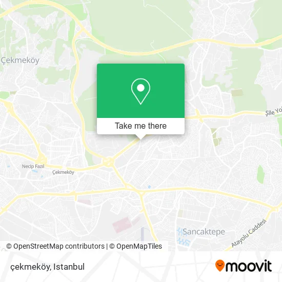 çekmeköy map