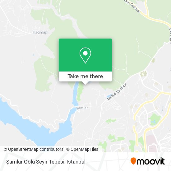Şamlar Gölü Seyir Tepesi map