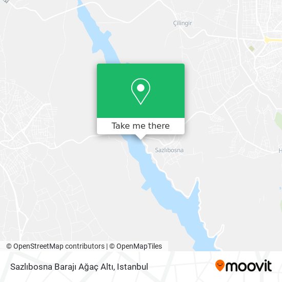 Sazlıbosna Barajı Ağaç Altı map