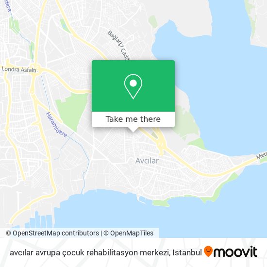avcılar avrupa çocuk rehabilitasyon merkezi map