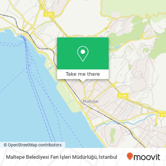 Maltepe Belediyesi Fen İşleri Müdürlüğü map