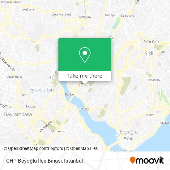 CHP Beyoğlu İlçe Binası map