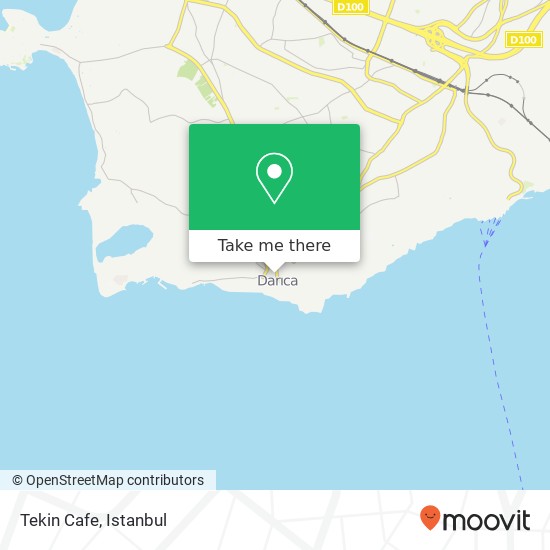 Tekin Cafe map