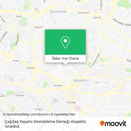 Çağdaş Yaşamı Destekleme Derneği Ataşehir map