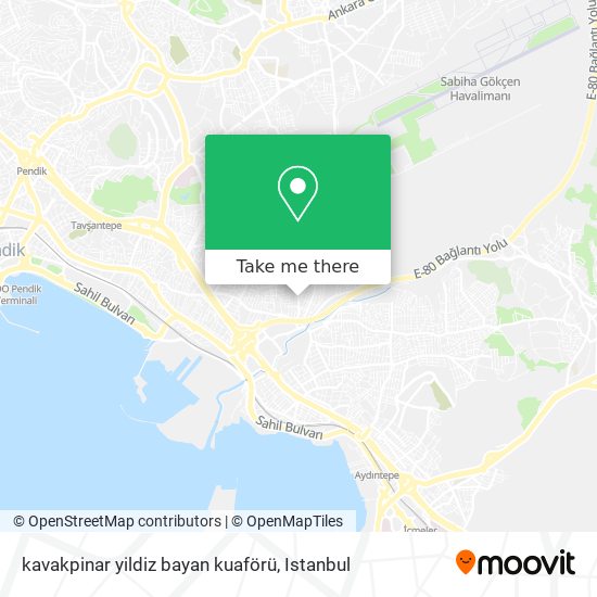 kavakpinar yildiz bayan kuaförü map