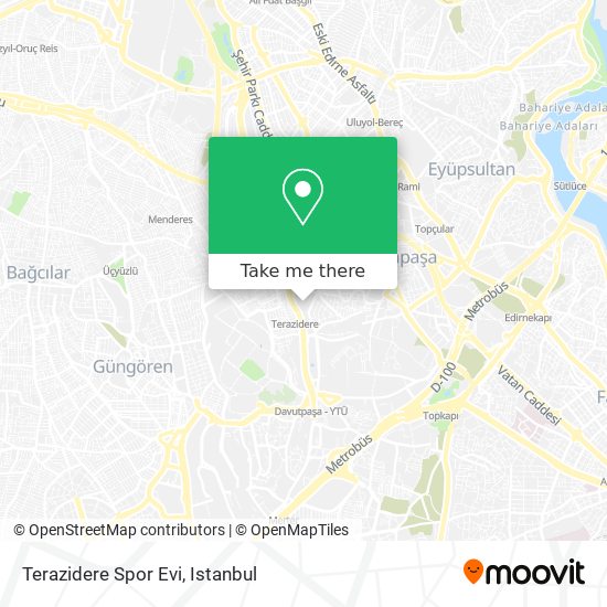 Terazidere Spor Evi map