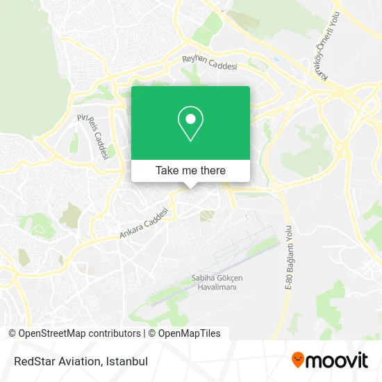 RedStar Aviation map