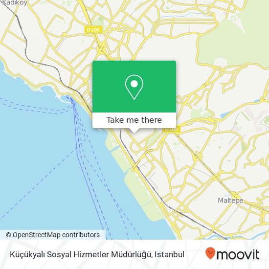 Küçükyalı Sosyal Hizmetler Müdürlüğü map