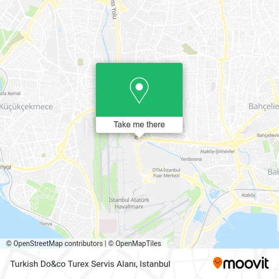Turkish Do&co Turex Servis Alanı map