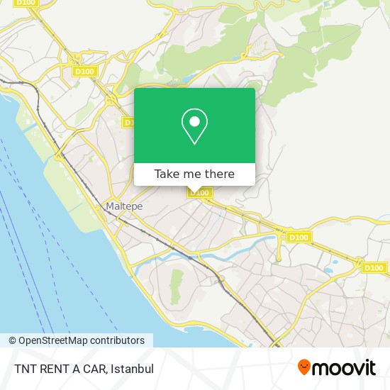 TNT RENT A CAR map