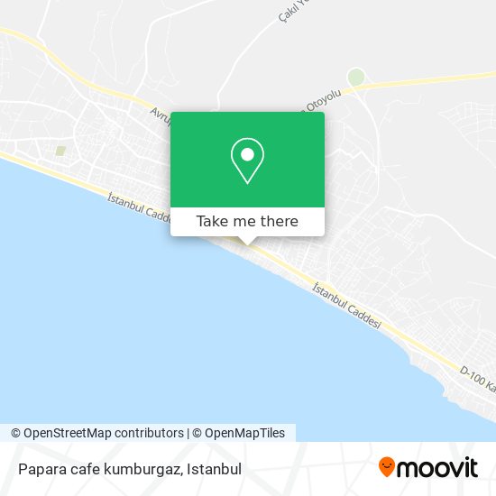 Papara cafe kumburgaz map