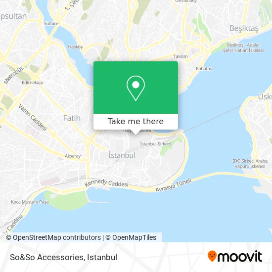 So&So Accessories map