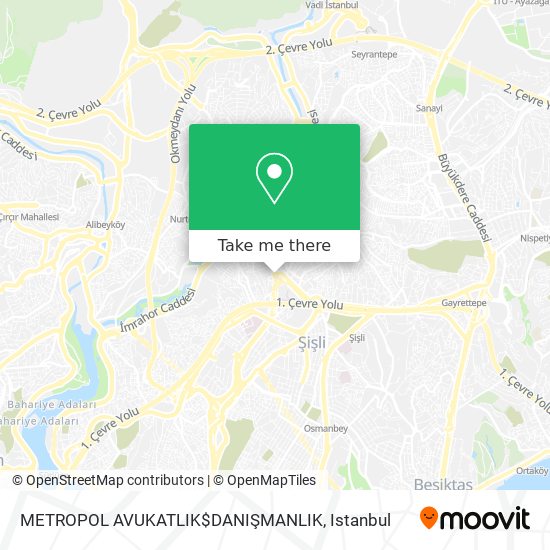 METROPOL AVUKATLIK$DANIŞMANLIK map