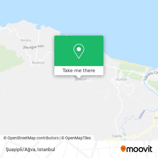 Şuayipli/Ağva map
