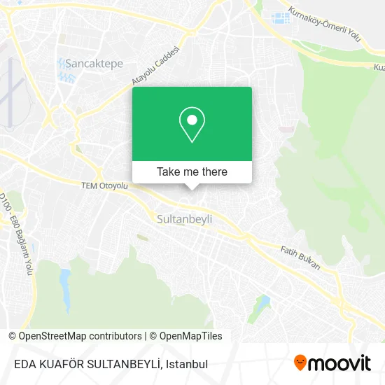 EDA KUAFÖR SULTANBEYLİ map