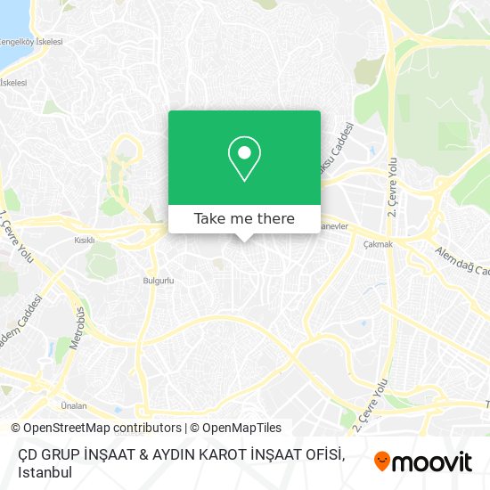 ÇD GRUP İNŞAAT & AYDIN KAROT İNŞAAT OFİSİ map