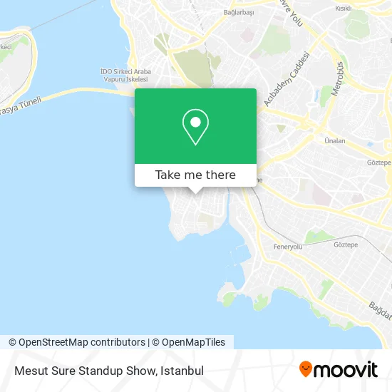 Mesut Sure Standup Show map
