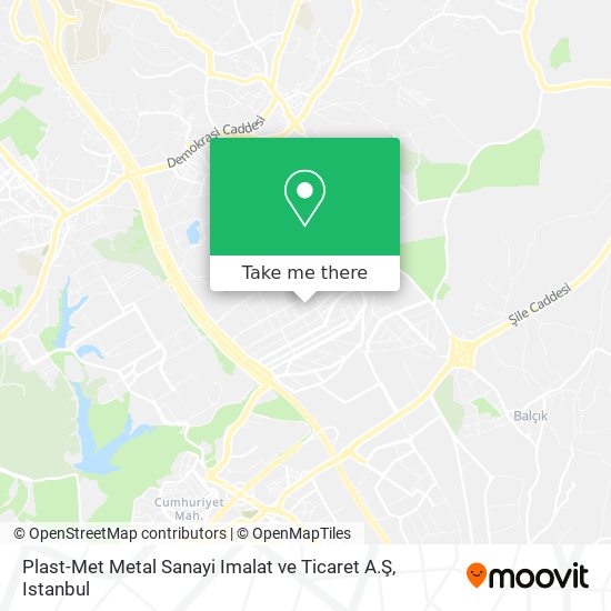 Plast-Met Metal Sanayi Imalat ve Ticaret A.Ş map