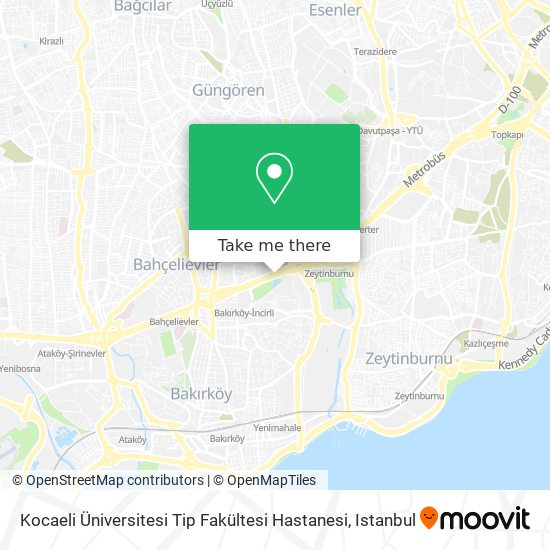 Kocaeli Üniversitesi Tip Fakültesi Hastanesi map
