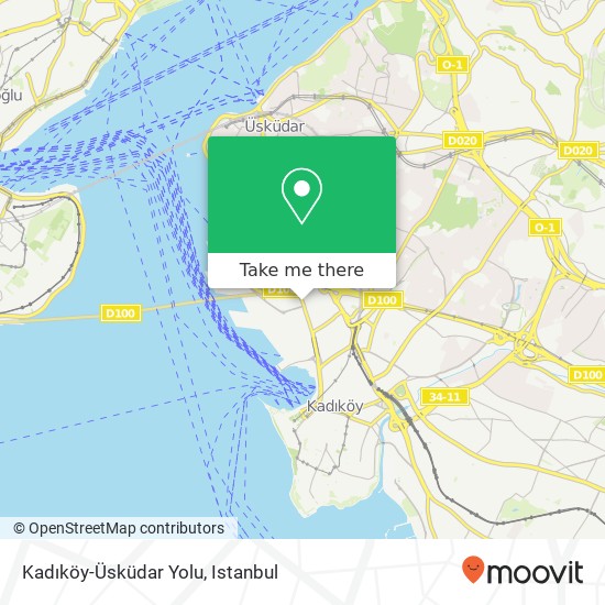 Kadıköy-Üsküdar Yolu map