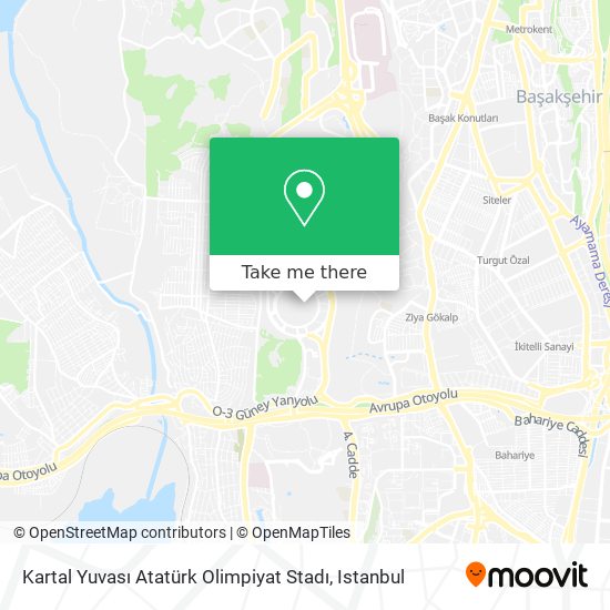 Kartal Yuvası Atatürk Olimpiyat Stadı map