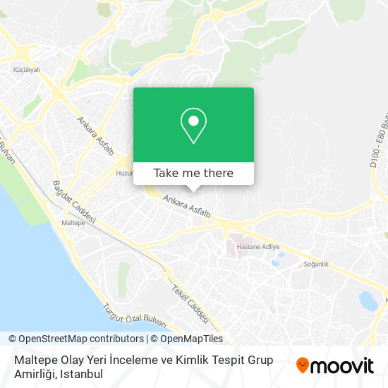 Maltepe Olay Yeri İnceleme ve Kimlik Tespit Grup Amirliği map