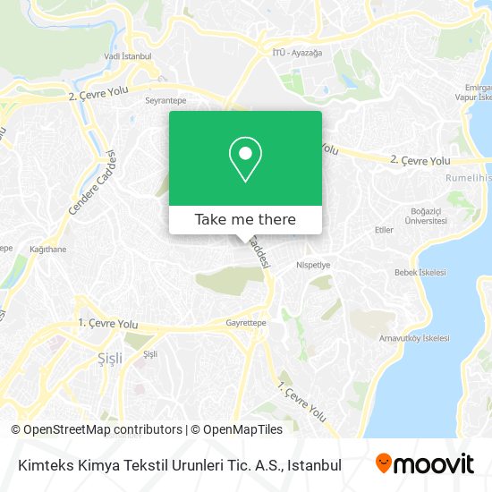 Kimteks Kimya Tekstil Urunleri Tic. A.S. map