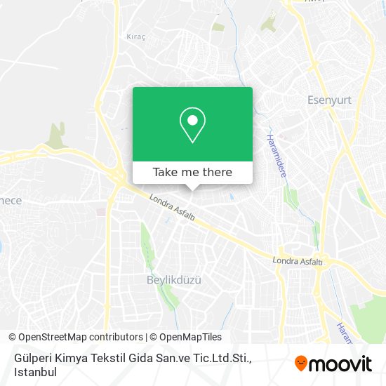 Gülperi Kimya Tekstil Gida San.ve Tic.Ltd.Sti. map