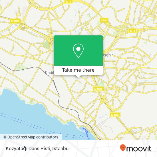 Kozyatağı Dans Pisti map