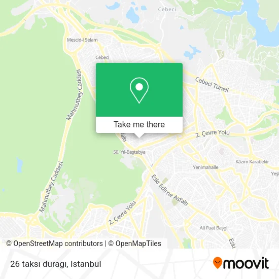 26 taksı duragı map