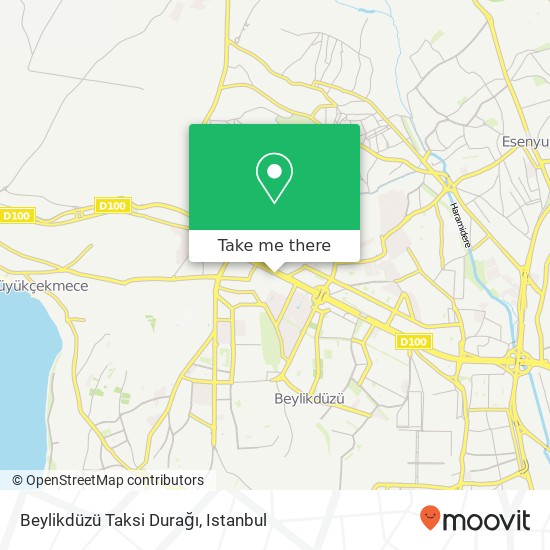 Beylikdüzü Taksi Durağı map