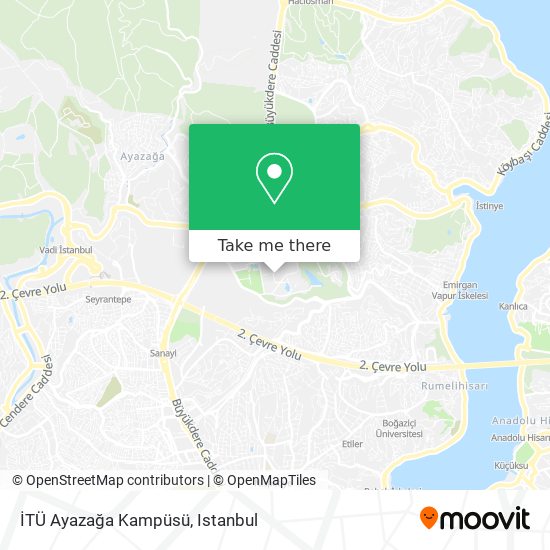 İTÜ Ayazağa Kampüsü map