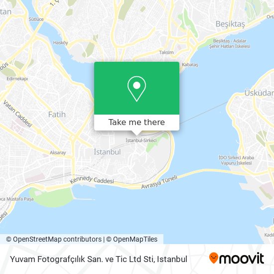 Yuvam Fotografçılık San. ve Tic Ltd Sti map