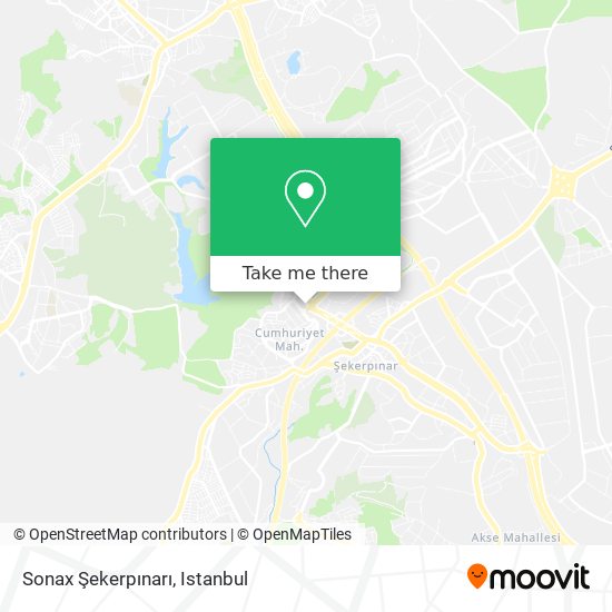 Sonax Şekerpınarı map
