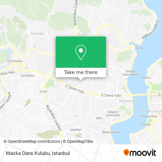 Macka Dans Kulubu map