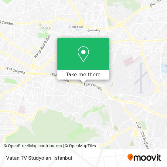 Vatan TV Stüdyoları map