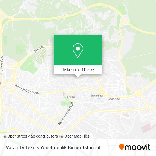 Vatan Tv Teknik Yönetmenlik Binası map