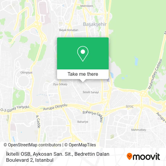İkitelli OSB, Aykosan San. Sit., Bedrettin Dalan Boulevard 2 map
