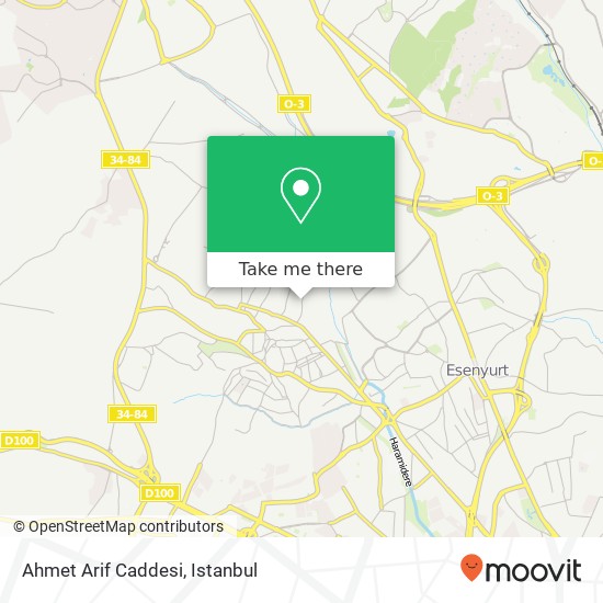 Ahmet Arif Caddesi map