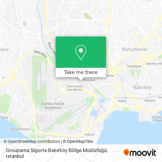 Groupama Sigorta Bakırköy Bölge Müdürlüğü map