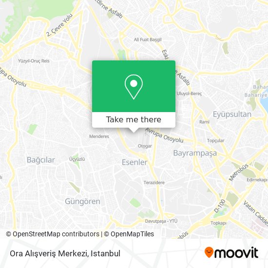 Ora Alışveriş Merkezi map