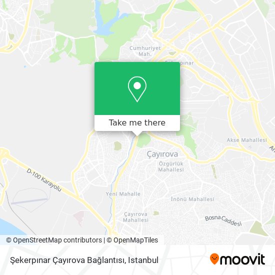 Şekerpınar Çayırova Bağlantısı map