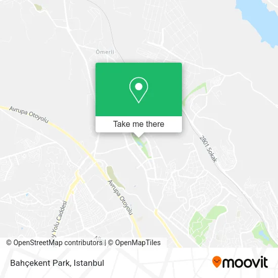 Bahçekent Park map