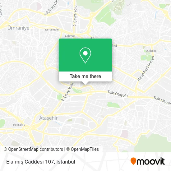 Elalmış Caddesi 107 map