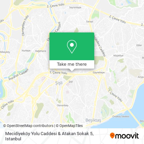 Mecidiyeköy Yolu Caddesi & Atakan Sokak 5 map
