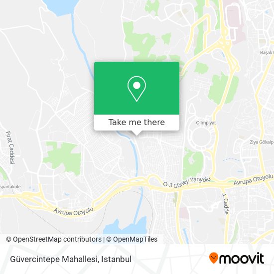 Güvercintepe Mahallesi map